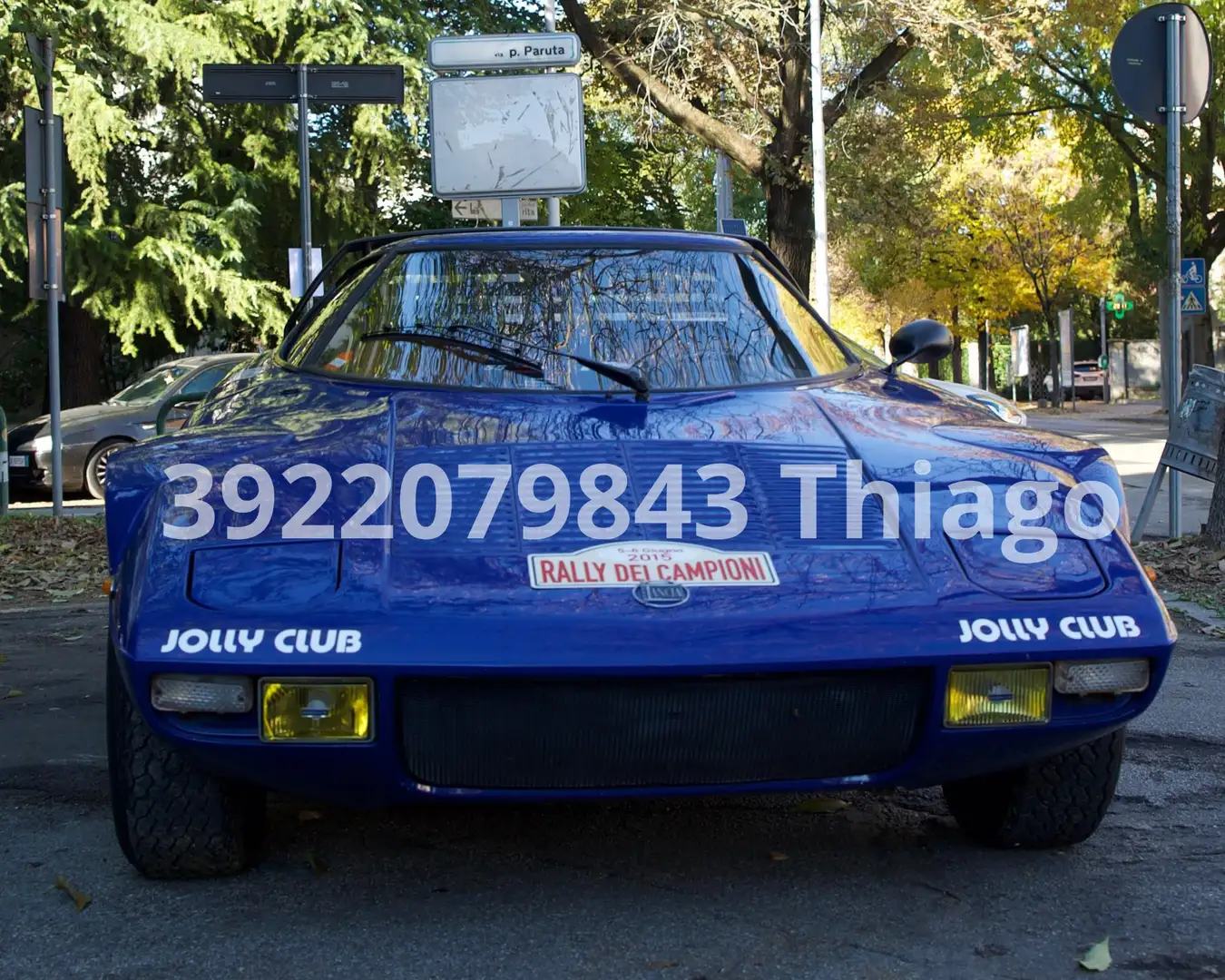 Lancia Stratos Ex-Jolly Club Director: 1975 HF Stradale Modrá - 2