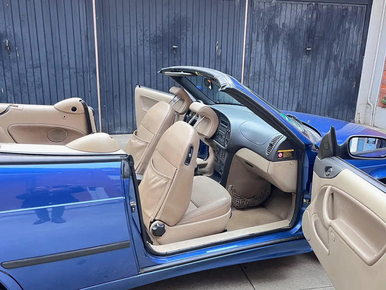 SAAB 9-3 1998 CABRIOLET - 2.0T  150ch - SELLERIE CUIR - VOLANT EN CUIR