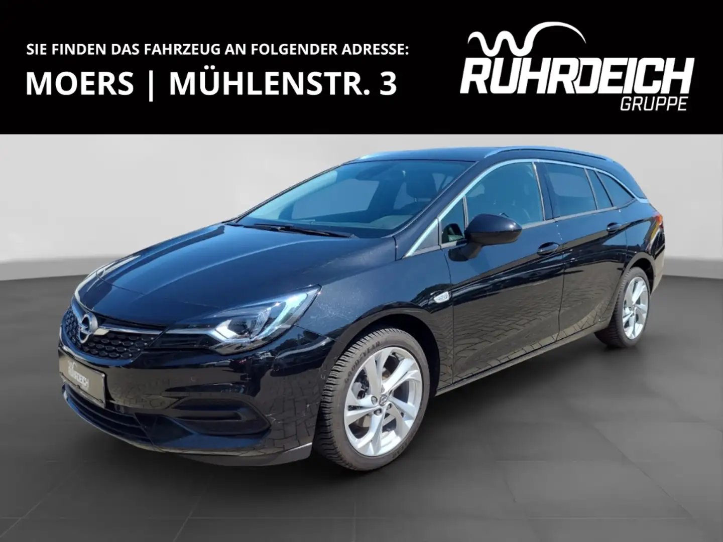 Opel Astra K ST Elegance Start Stop 1.2 Turbo LED Apple CarPl Zwart - 1