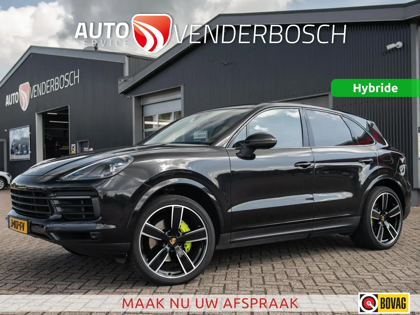 Porsche Cayenne 3.0 E-Hybrid 462pk | 22" | Trekhaak | Carplay Zwart - 1