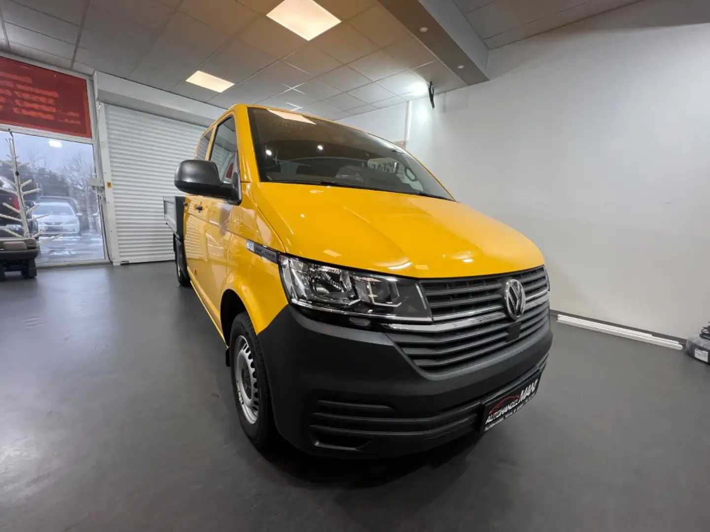 Volkswagen T6 Transporter T6.1 Pritsche Doppelkabine LangDSG/Klima/DAB/AHK Gelb - 1