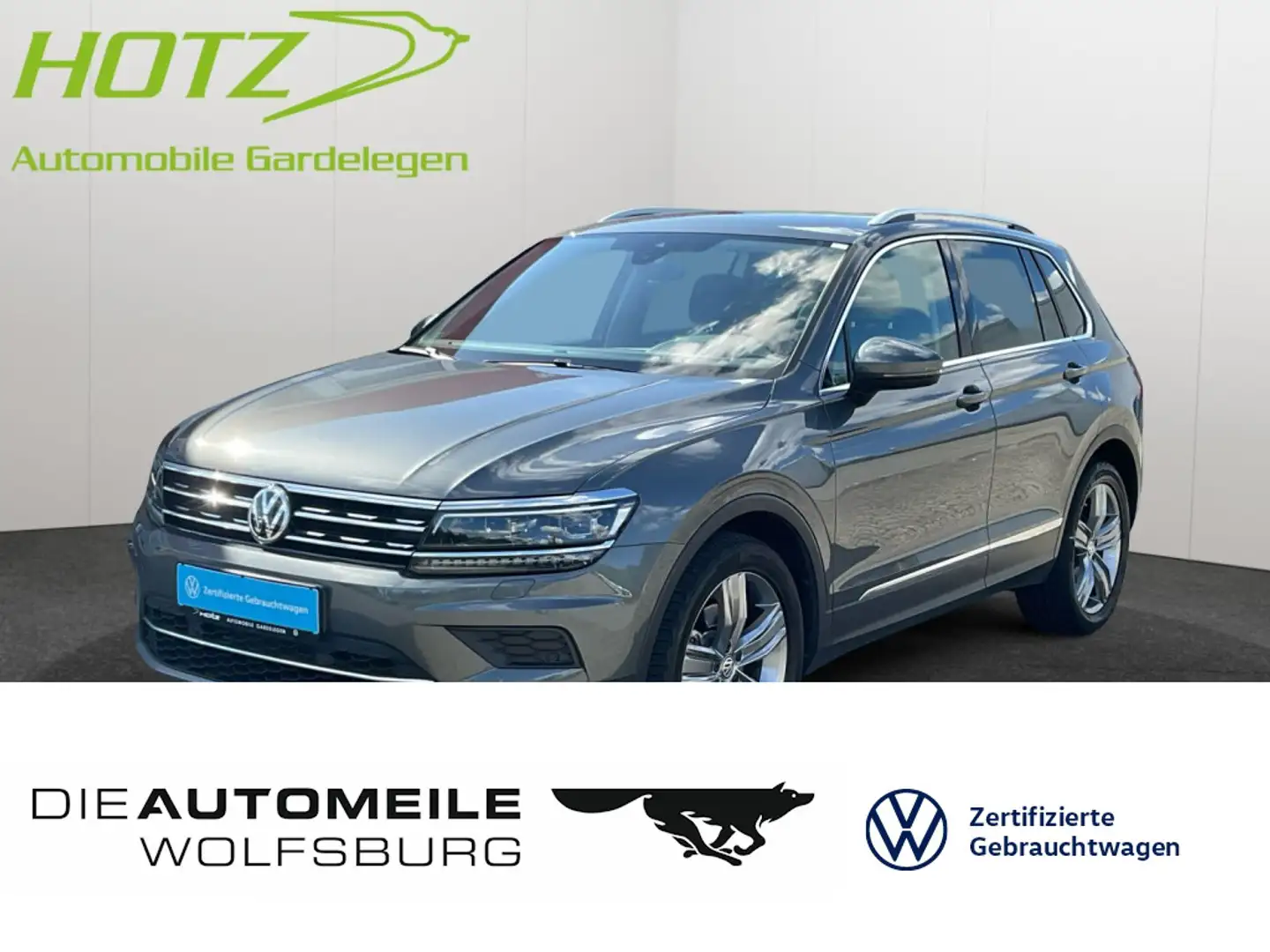 Volkswagen Tiguan 2.0 TSI 4M Highline AHK/LED/ACC Grau - 1