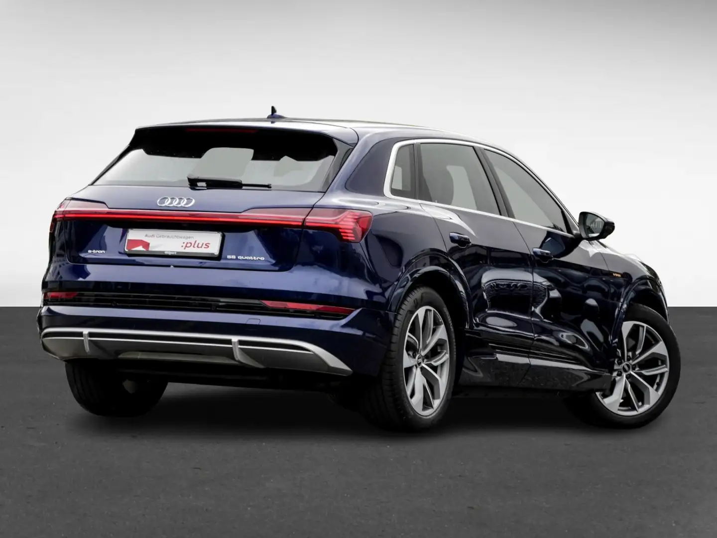 Audi e-tron 55 quattro S LINE PANO AHK 360°CAM LM20 Bleu - 2
