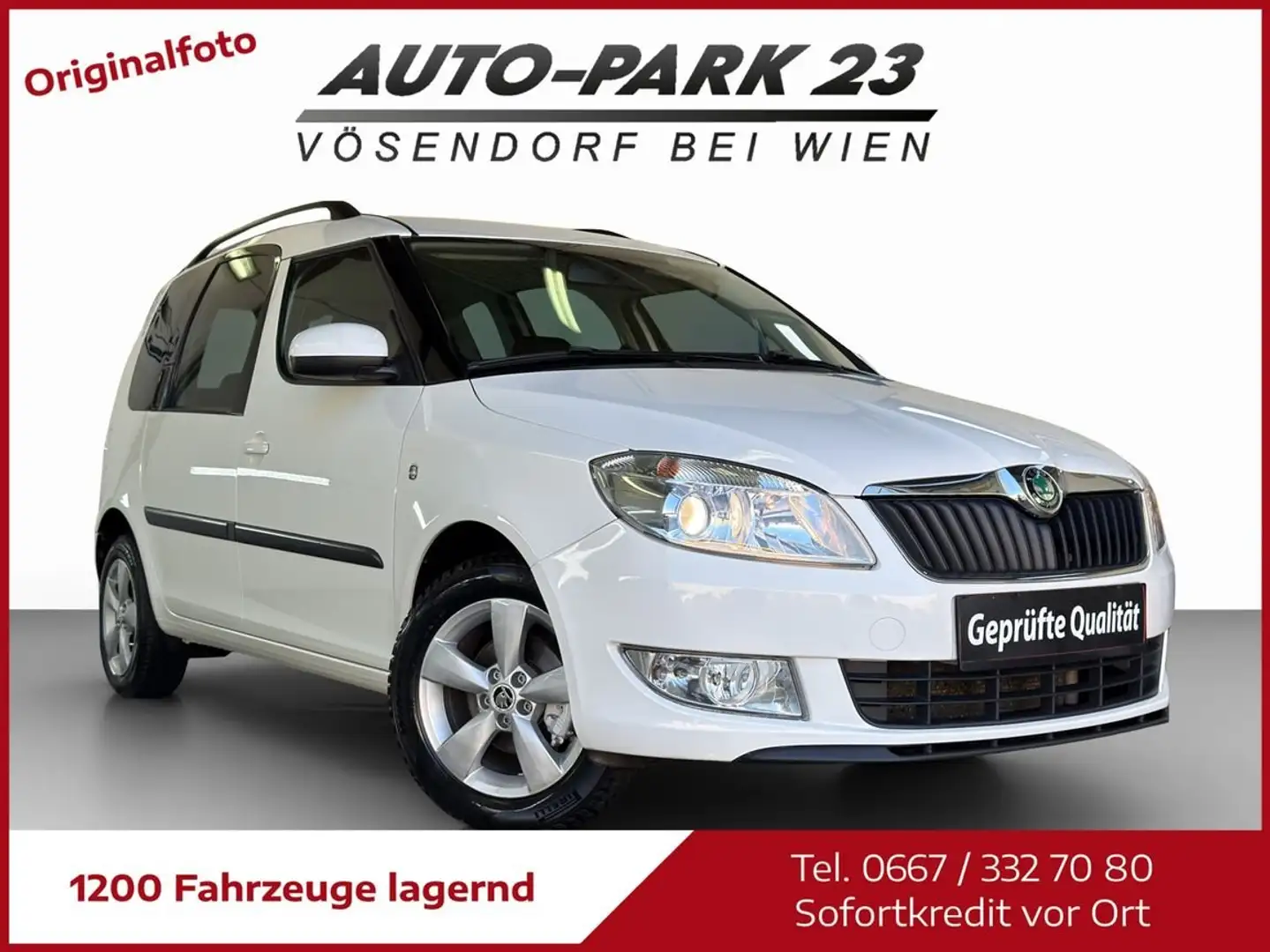 Skoda Roomster Roomster Family 1,2*PDC*PICKERL10/2027*MOD2013 Weiß - 1