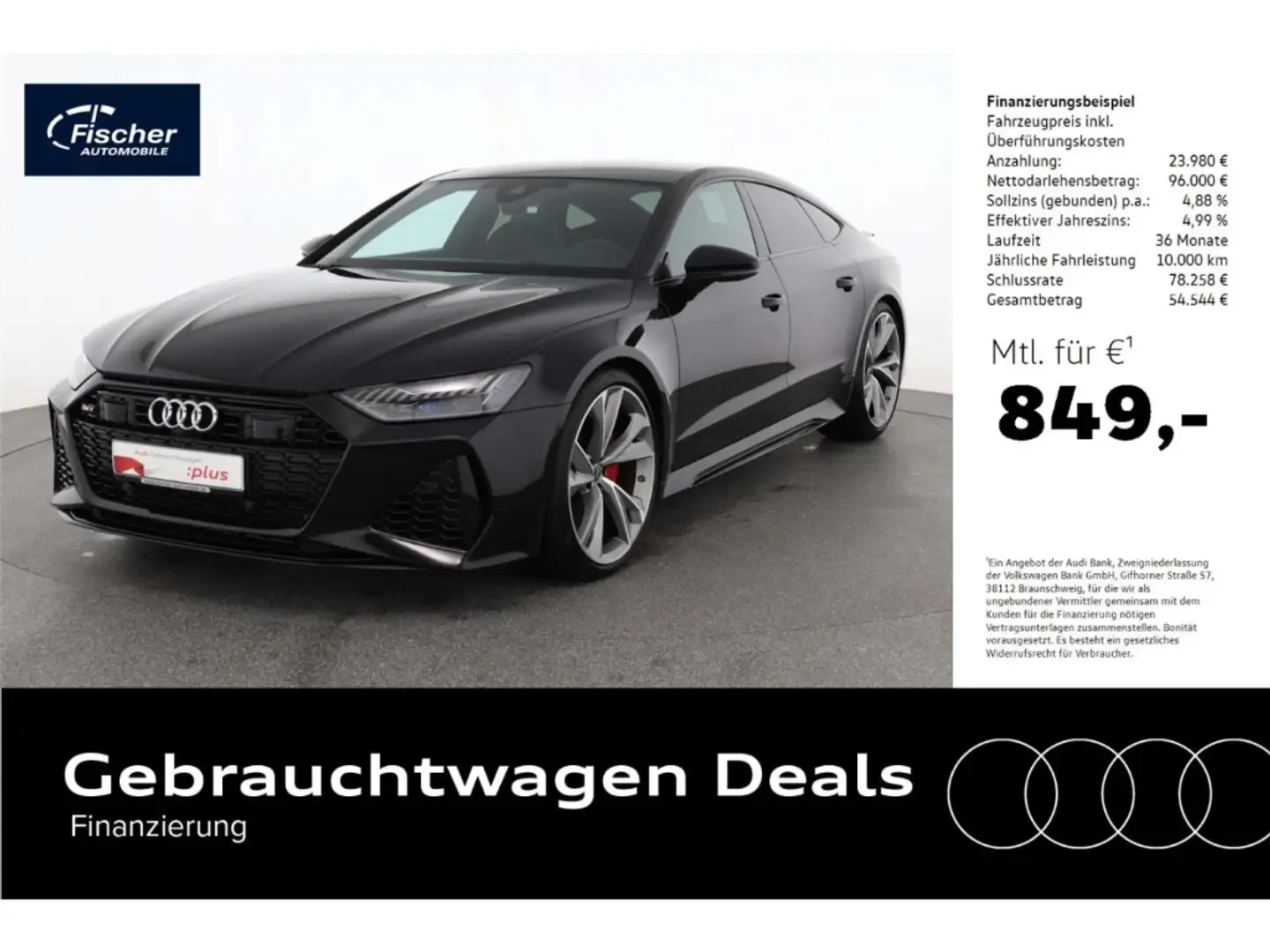 Audi RS7 Sportback TFSI qua. Tip. Matrix/P-Dach/Virt. Schwarz - 1