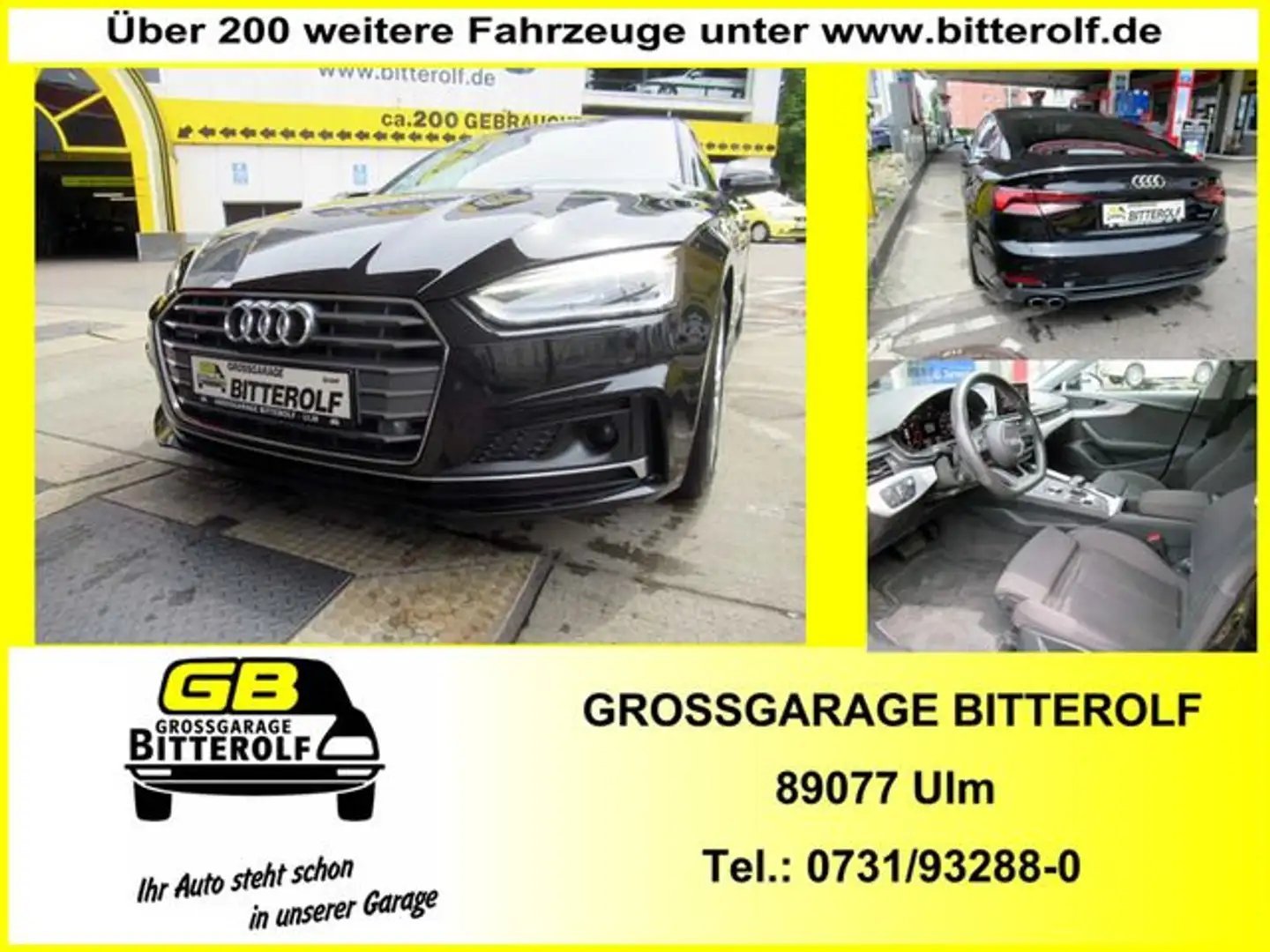 Audi A5 SB 40TDI Q S tronic sport S line/Pano/AHK/HUD Schwarz - 1