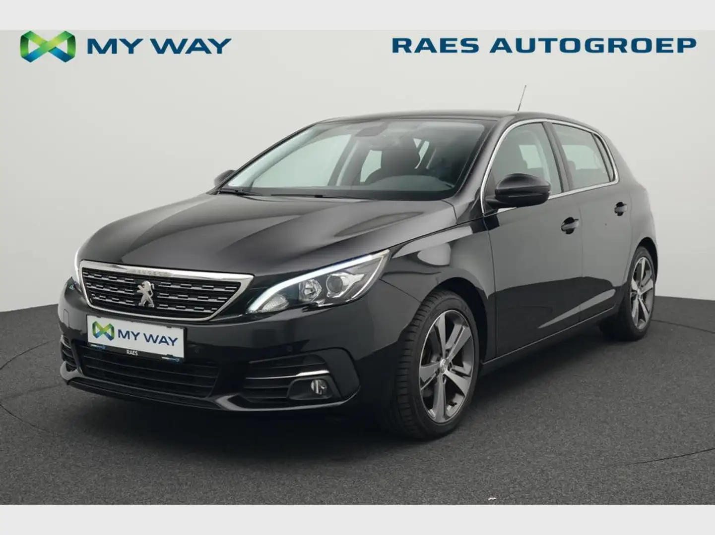Peugeot 308 1.2 PureTech Allure (EU6.2) Schwarz - 1