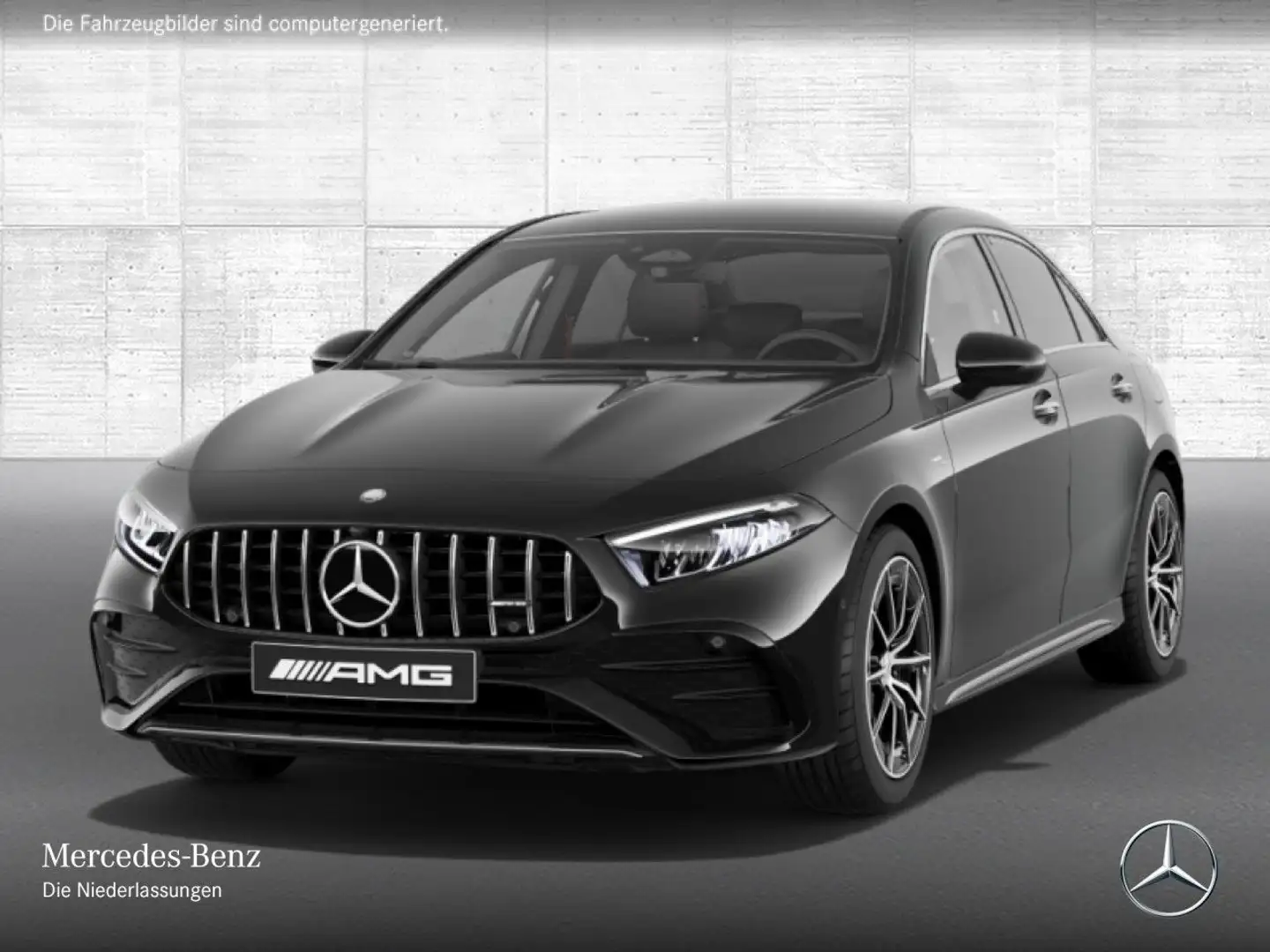 Mercedes-Benz A 35 AMG A 35 Lim 4M AMG+LED+BURMESTER+KAMERA+KEYLESS+8G Schwarz - 2