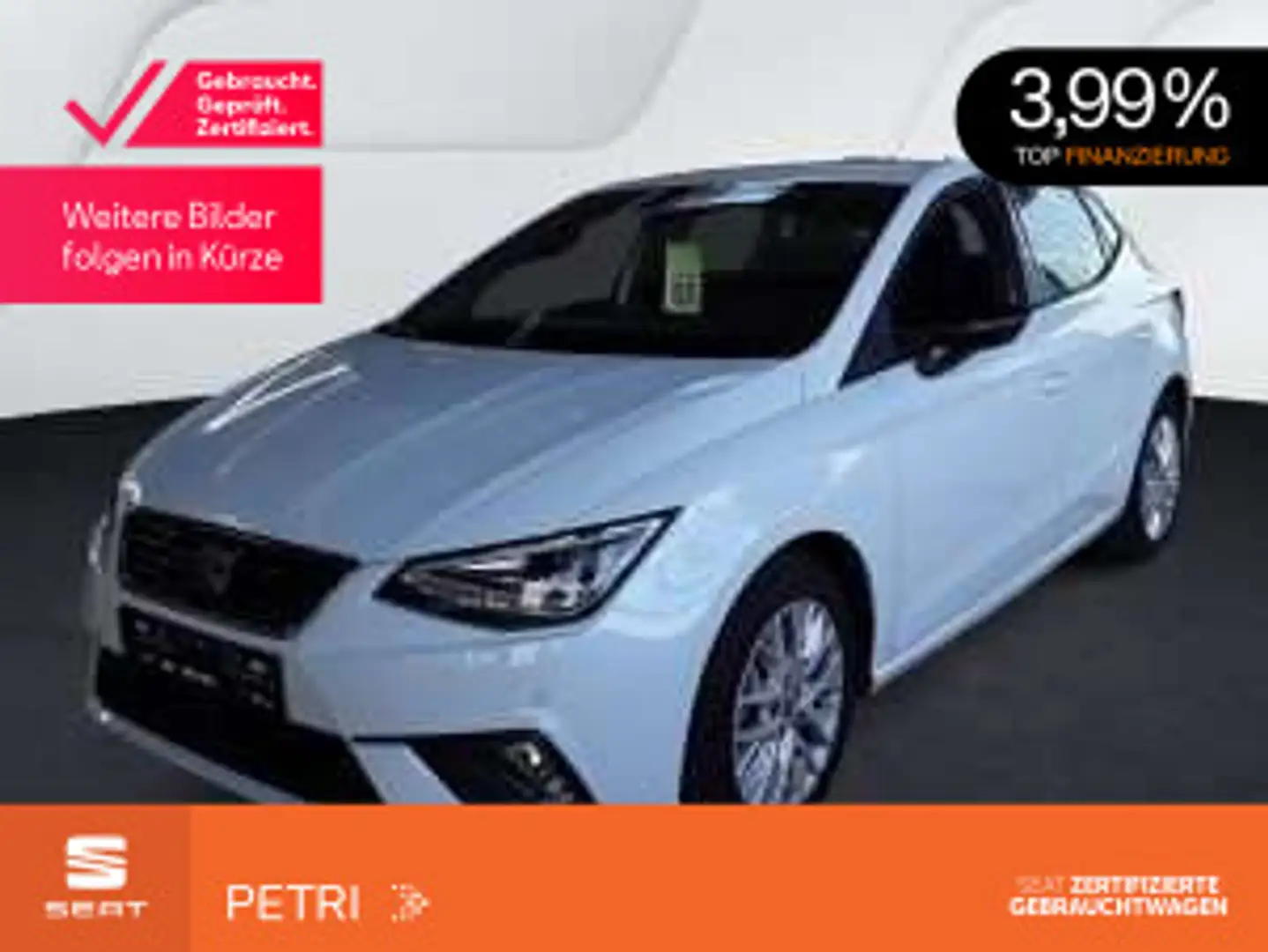 SEAT Ibiza 1.0 TSI DSG FR 85kW*Navi*Kamera*Keyless*Di Weiß - 1