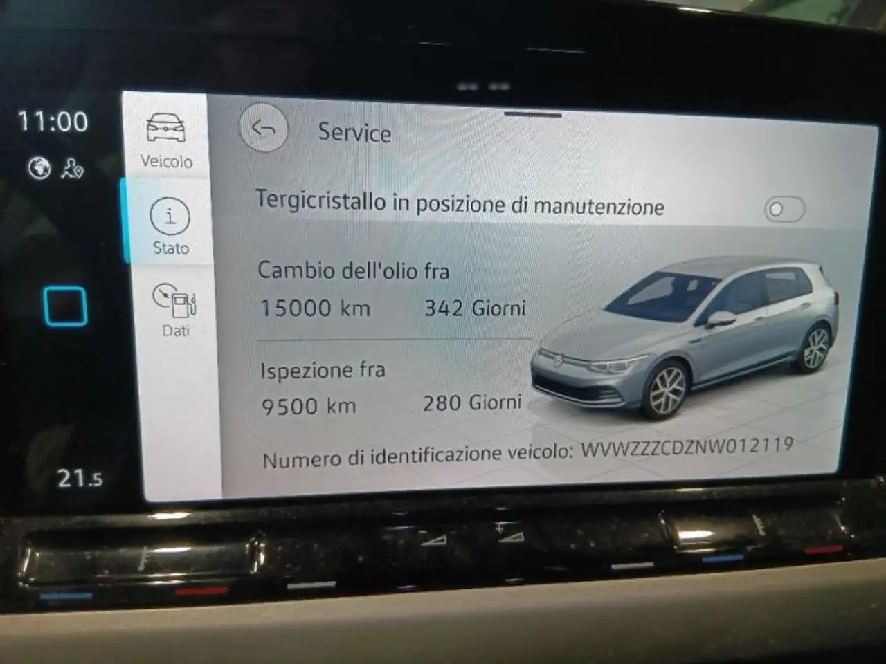 Volkswagen Golf 1.5 TGI 130cv Life Virtual, Carplay, ACC, миниатюра 10