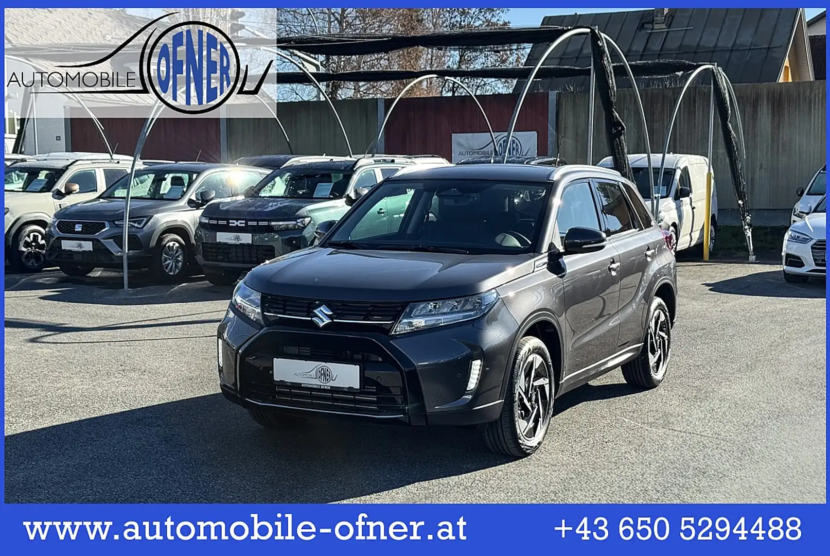 Suzuki Vitara 1,4 Hybrid ALLGRIP flash Automatik LED PDC Kame... Grau - 1