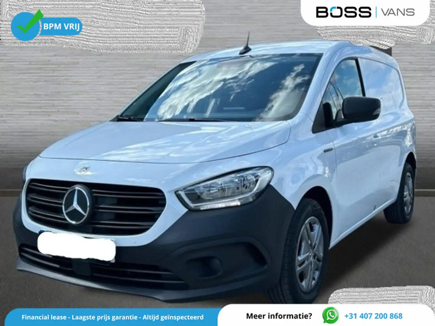 Mercedes-Benz Citan eCitan Pro 122PK Elektrisch 51kWh 284km WLTP 750kg Wit - 1