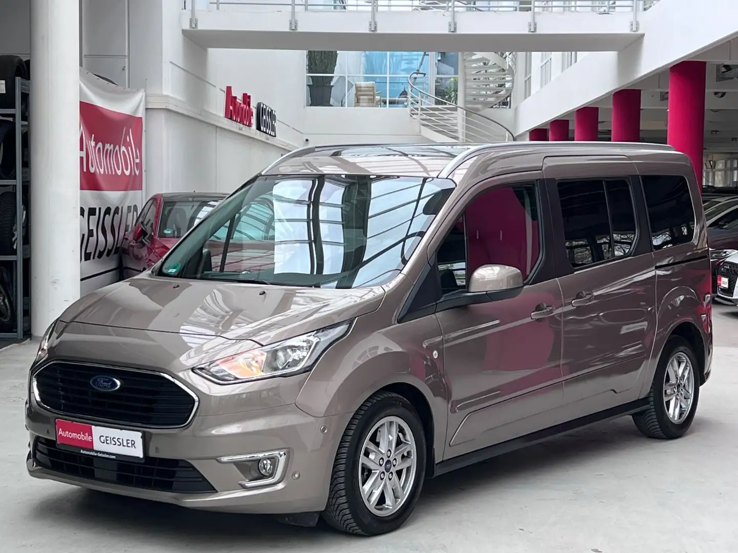 Ford Grand Tourneo Connect Titanium Panoramad.+Kamera Plateado - 1