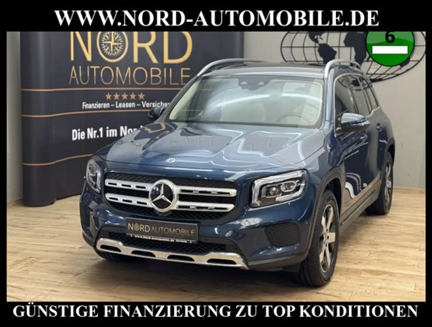 Mercedes-Benz GLB 220 d 4M Progressive *Distro+*Wide*AHK*StHz* Progressi Blau - 1