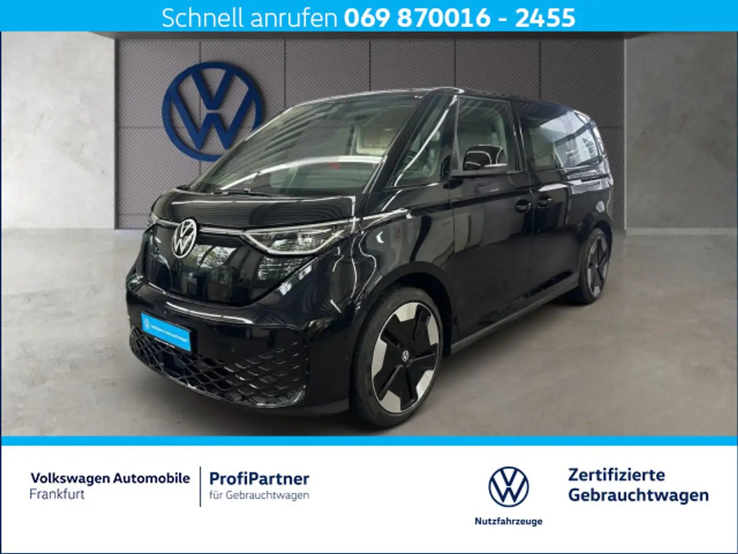 Volkswagen ID. Buzz ID.Buzz Pro NP: 83T€ Navi IQ.Light DAB+ FrontAss Schwarz - 1