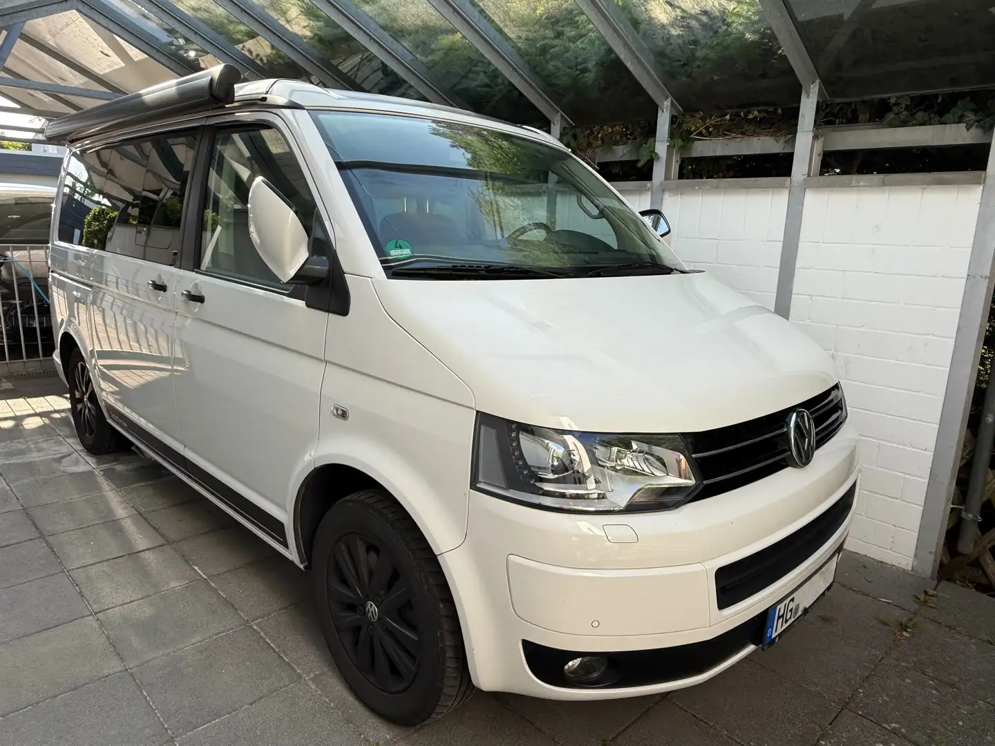 Volkswagen T5 California Comfortline Edition 2.0 TDI DSG Xenon AHK Kamera Weiß - 1