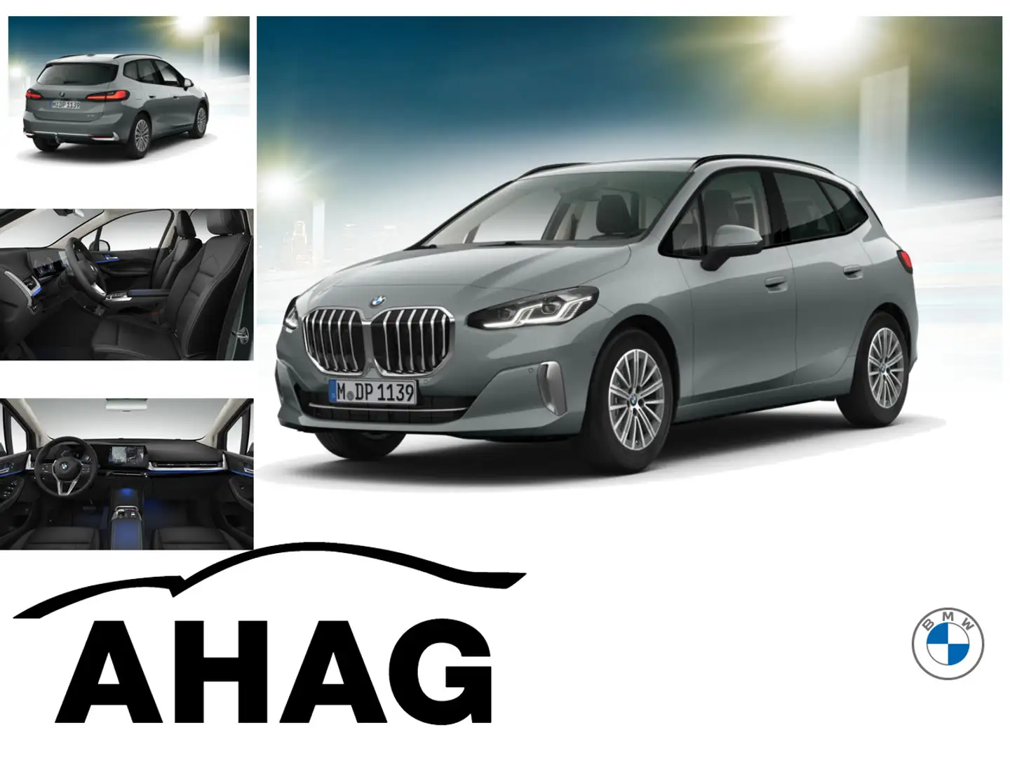 BMW 218 i Active Tourer+Luxury Line + Premium Paket* Grau - 1