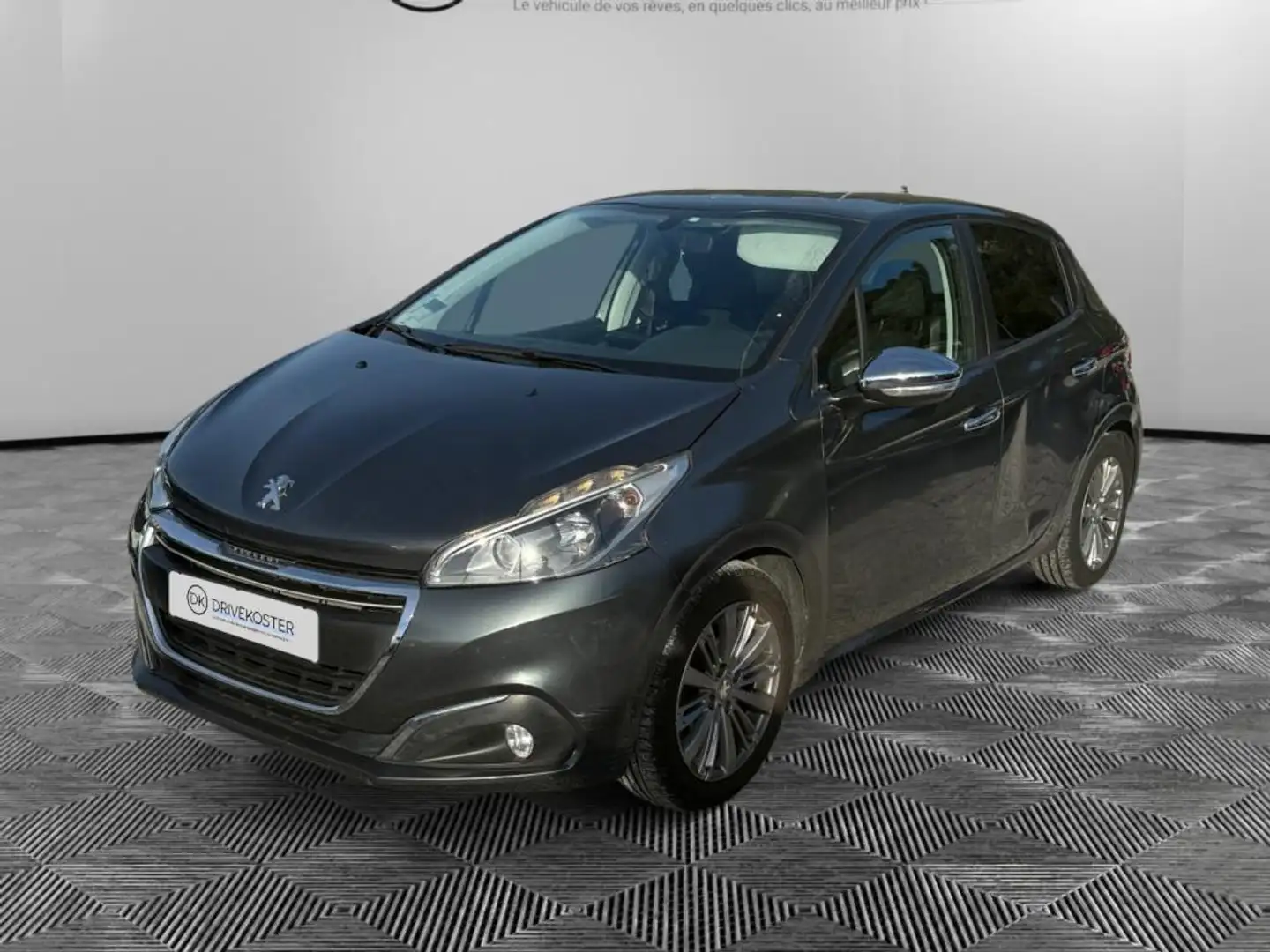 Peugeot 208 1.6 BlueHDi - 75  BERLINE Active PHASE 2 Gris - 1