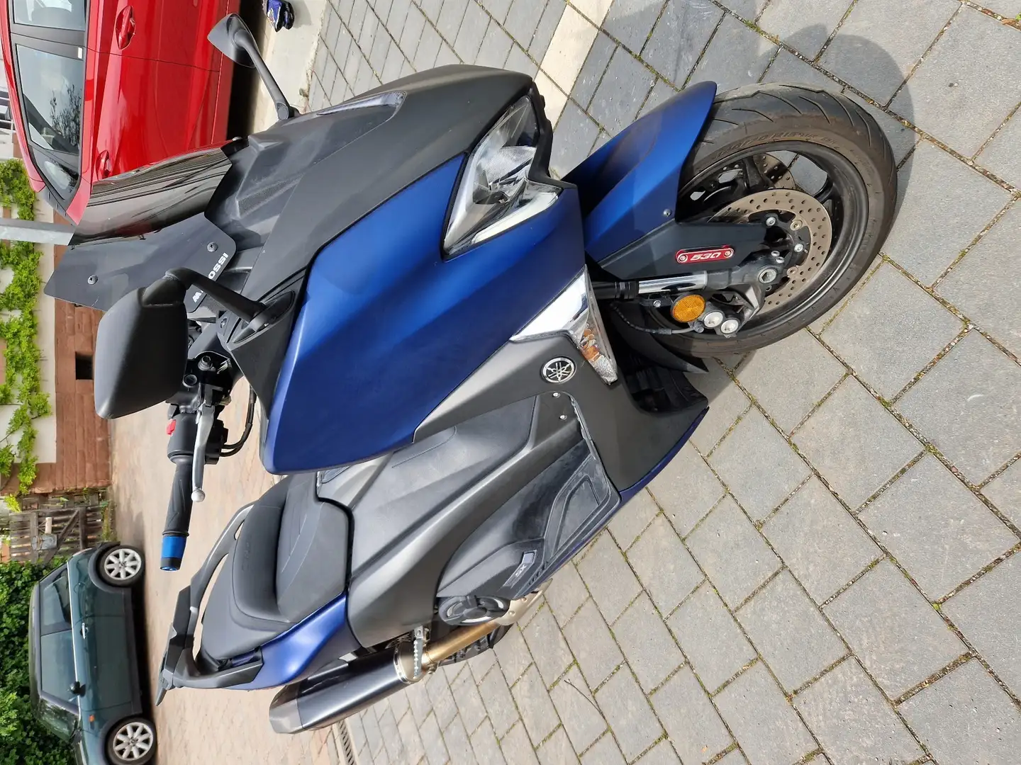 Yamaha TMAX DX 530 Akrapovic Topcase Navi Albastru - 2