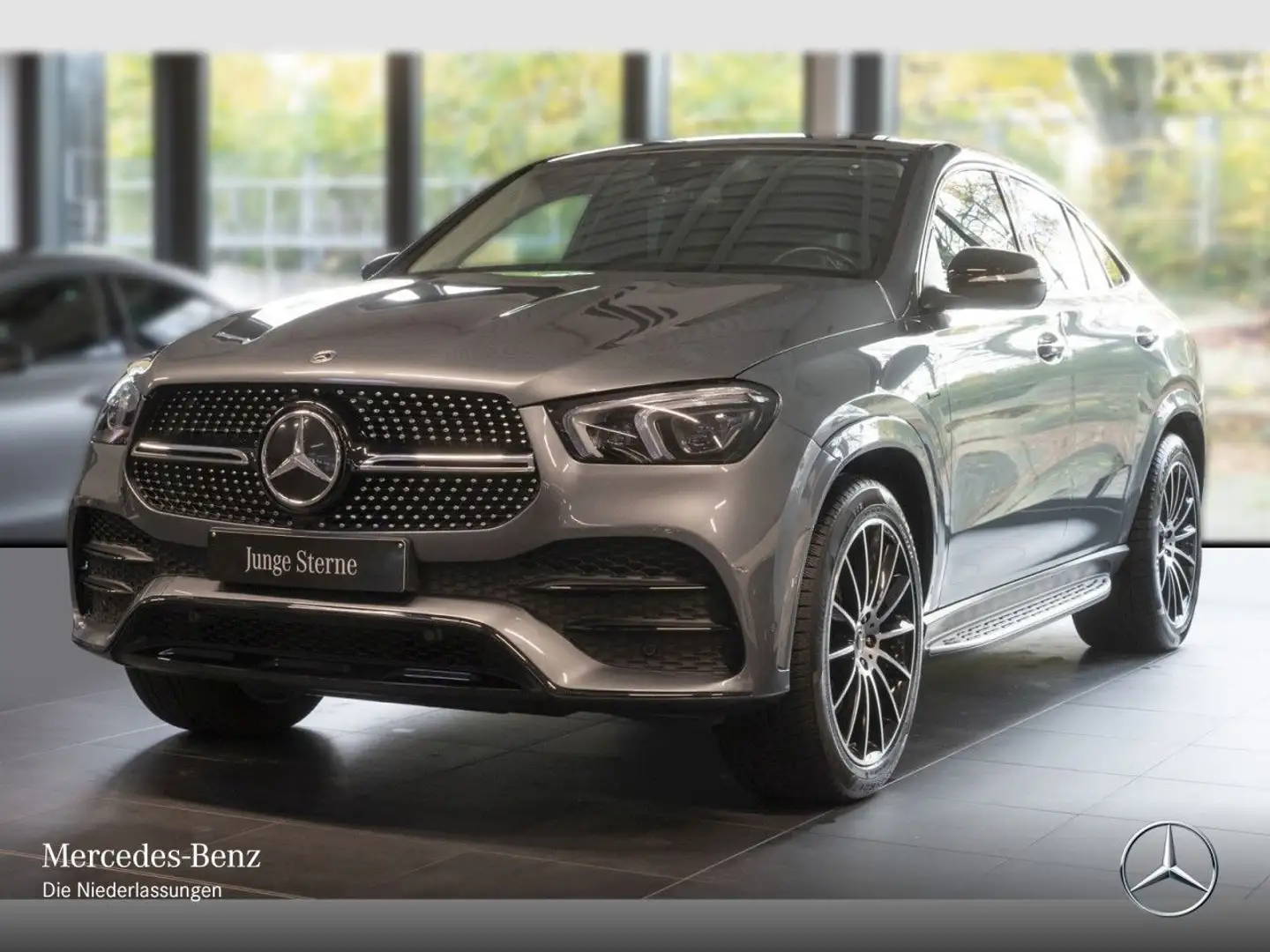 Mercedes-Benz GLE 350 e Coupé 4M AMG+NIGHT+MULTIBEAM+KAMERA+21" Grau - 2