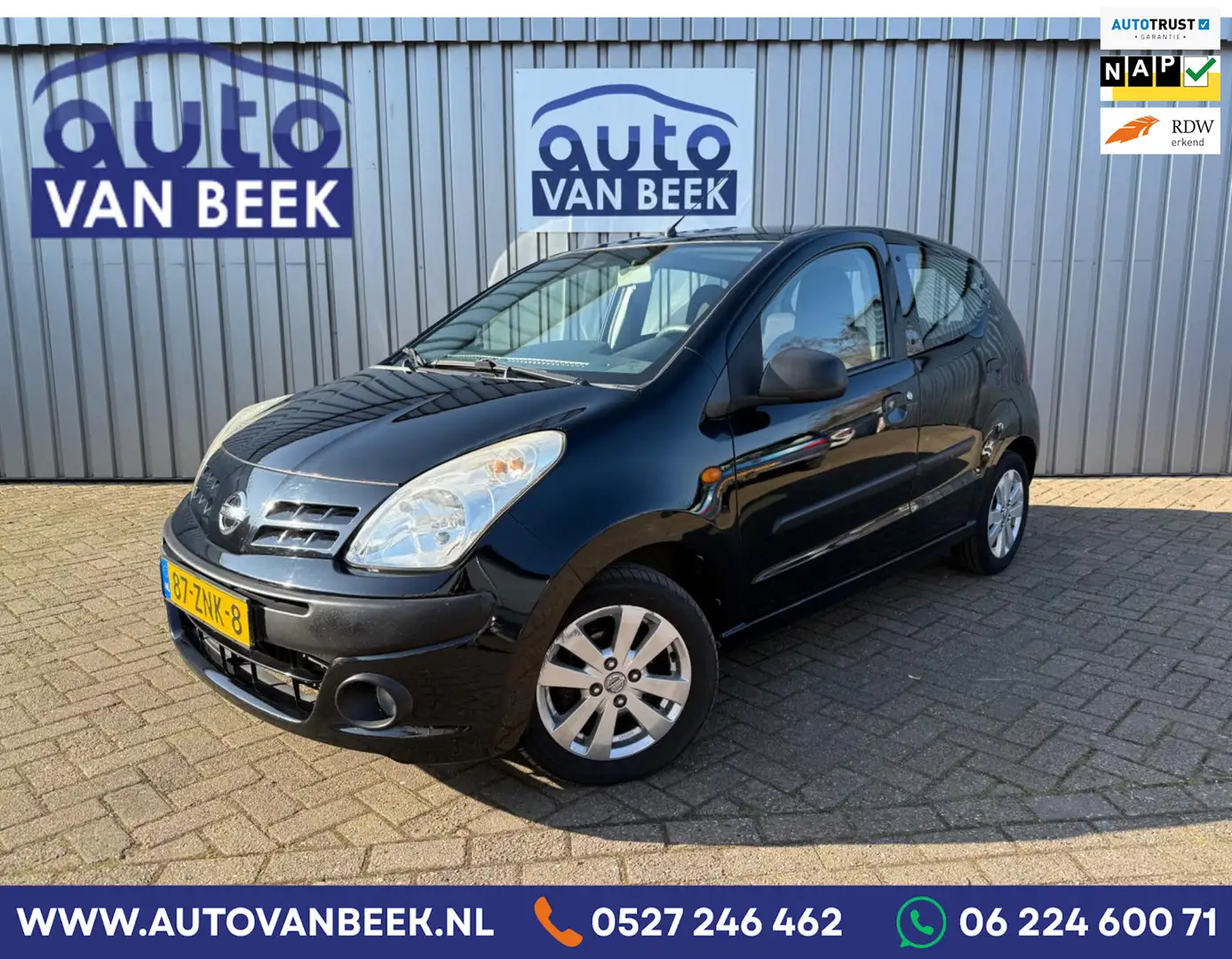 Nissan Pixo 1.0 Look|Airco|Bluetooth Negru - 1