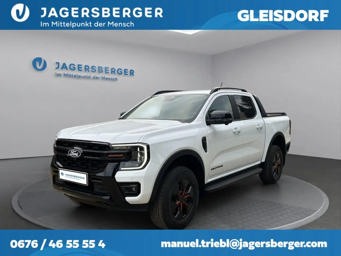 Ford Ranger WILDTRAK PHEV 2,3 Weiß - 1