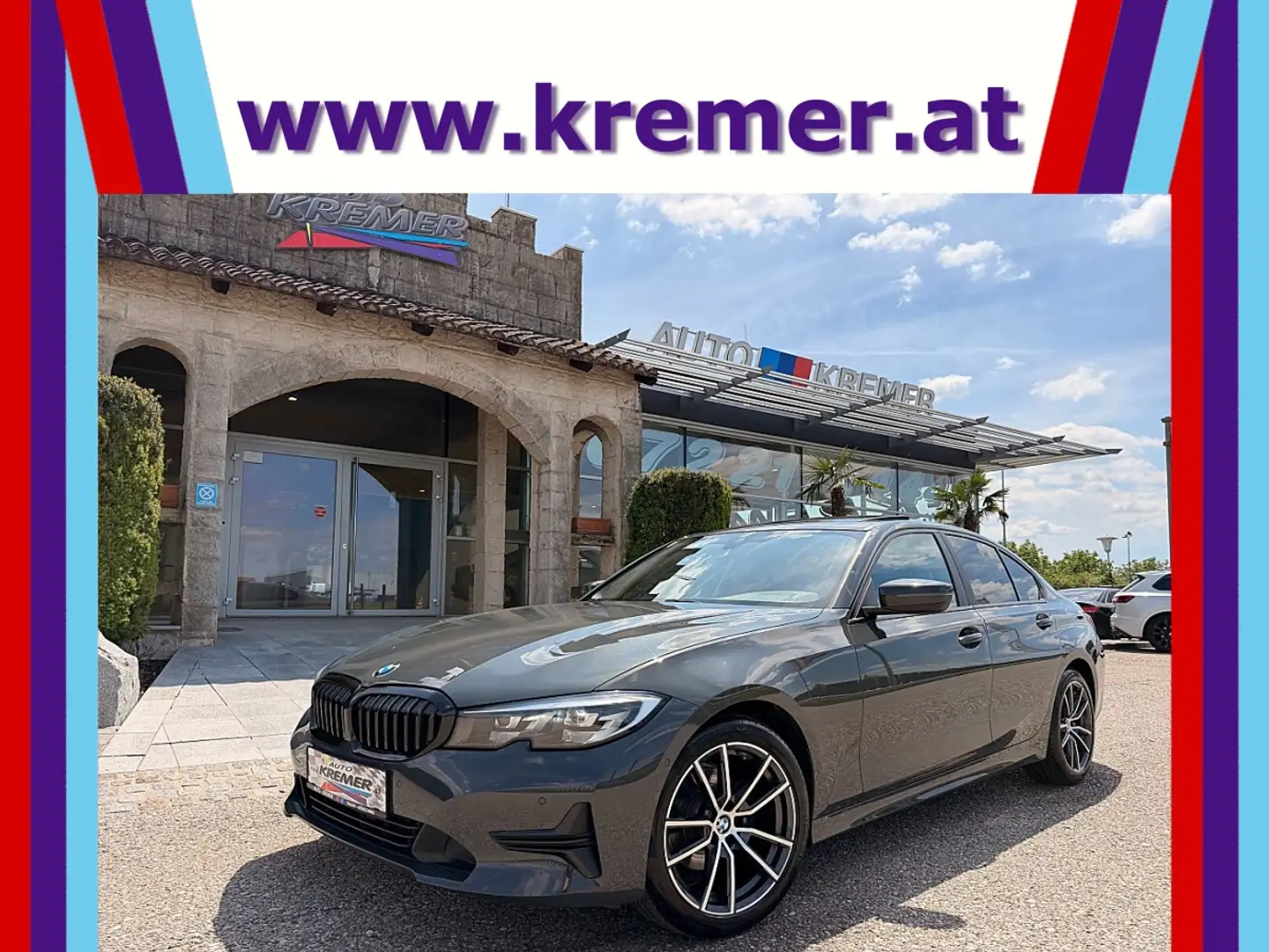 BMW 320 d xDrive Aut./SHD/RFK/SHZ/NAVI/TEMPOMAT/DRAVITG... Grau - 1