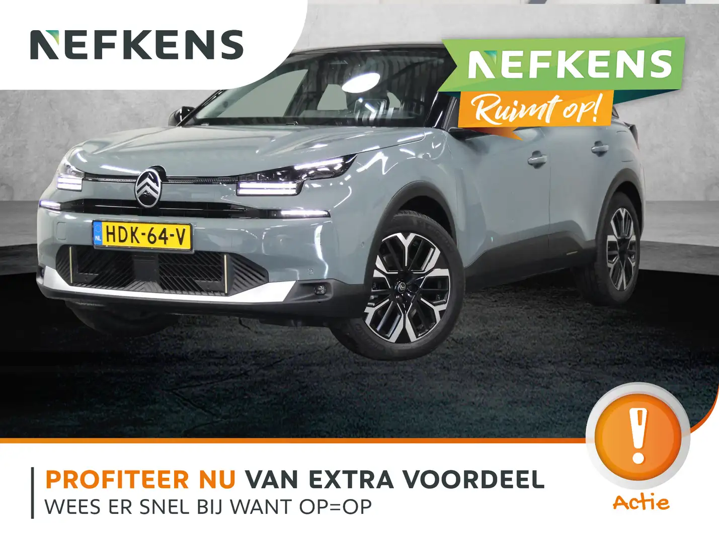 Citroen E-C4 Electric Max 156PK Extended range 54 kWh | AppleCarPlay/And Gris - 1