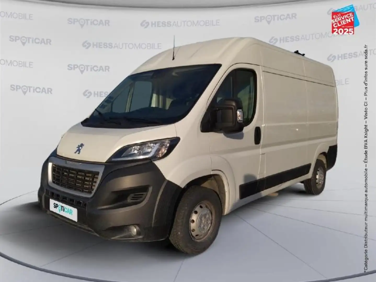 Peugeot Boxer 335 L2H2 2.2 BlueHDi S\u0026S 165ch Asphalt Blanc - 1