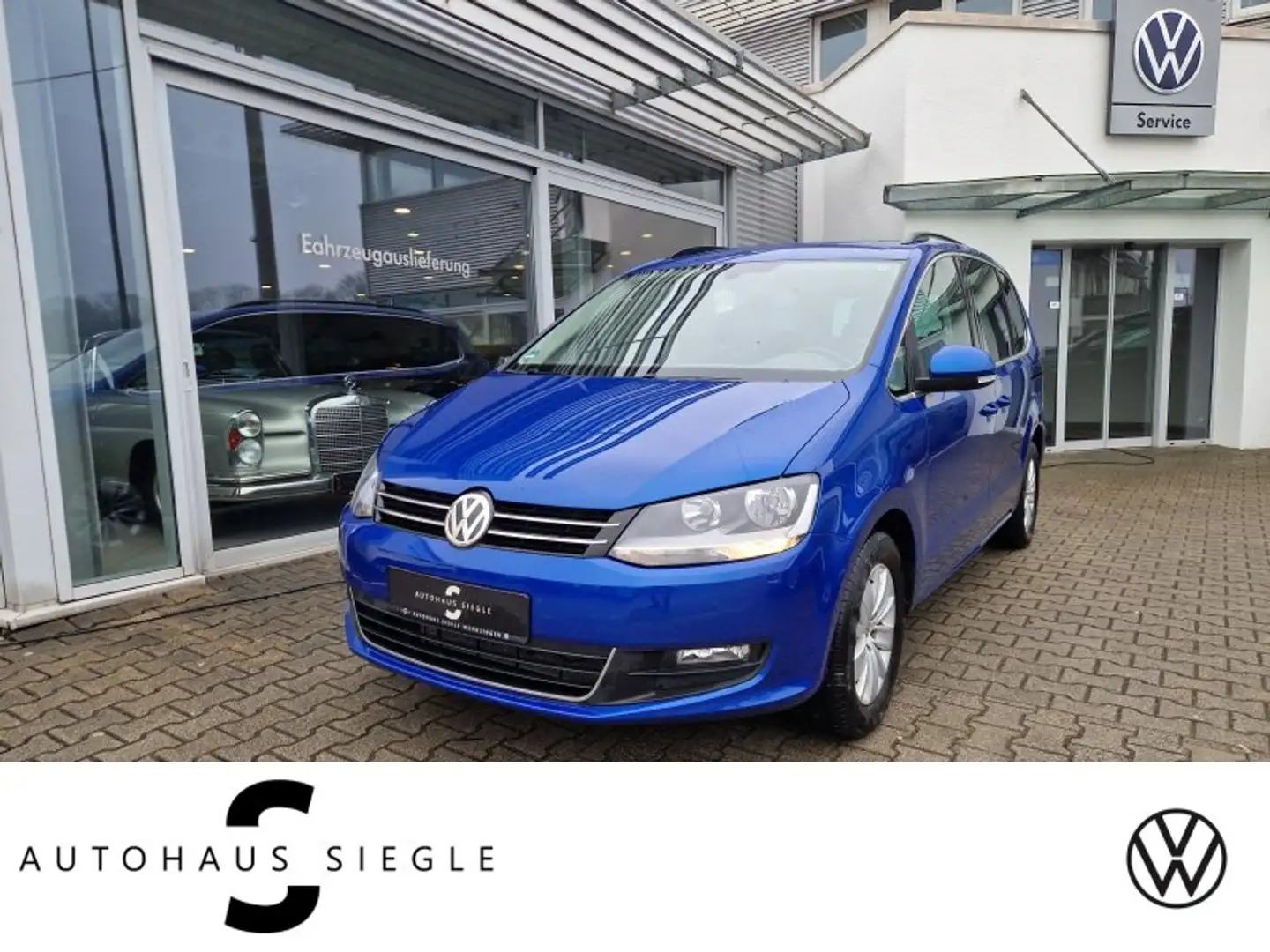 Volkswagen Sharan 1.4 TSI Comfortline DSG 7-Sitze Navi Parktronic  S Blau - 1