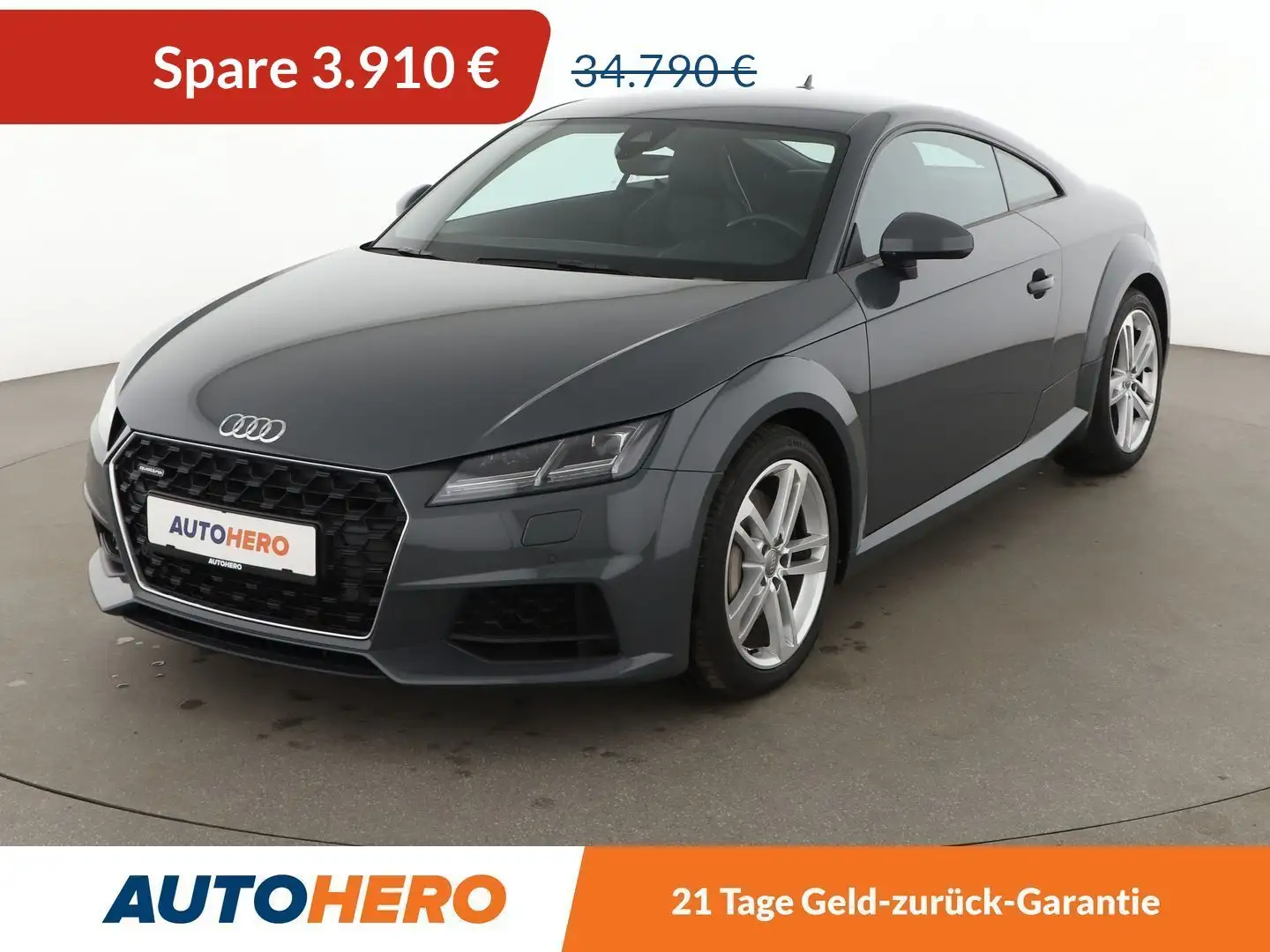 Audi TT 45 TFSI quattro Aut.*NAVI*CAM*PDC*SHZ*TEMPO*KLIMA* Сірий - 1