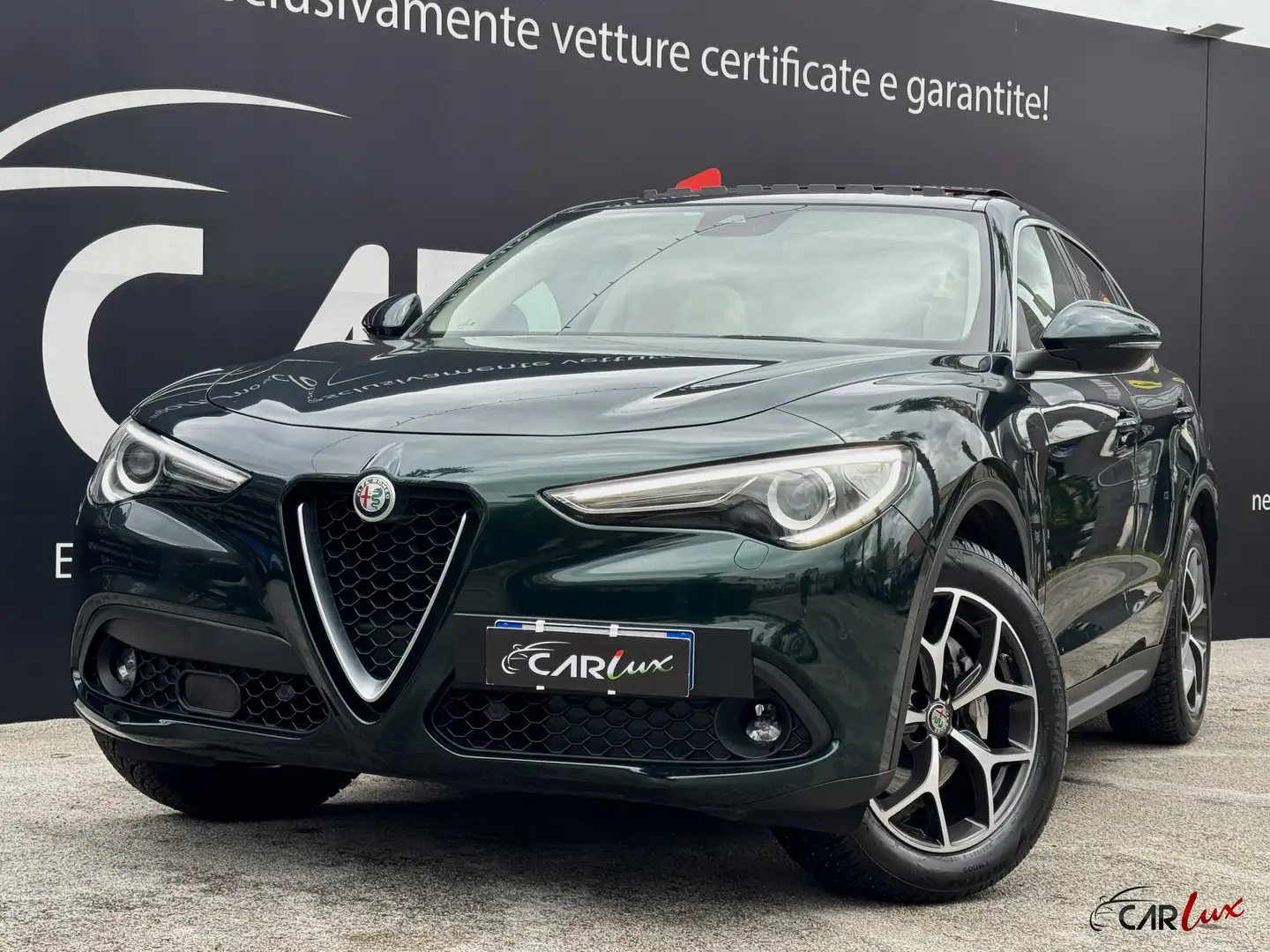 Alfa Romeo Stelvio 2.2 T Executive Q4 210CV TETTO PELLE CAM Grün - 1
