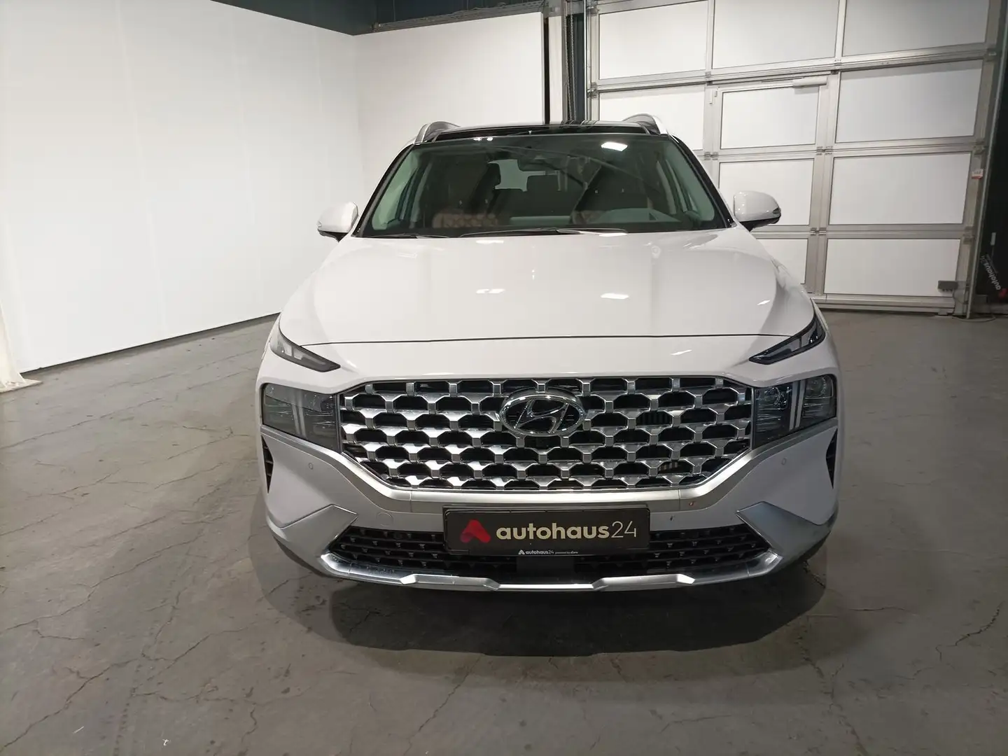 Hyundai SANTA FE 1.6 PHEV Prime 4WD|LED|Navi|Leder|360° Weiß - 2