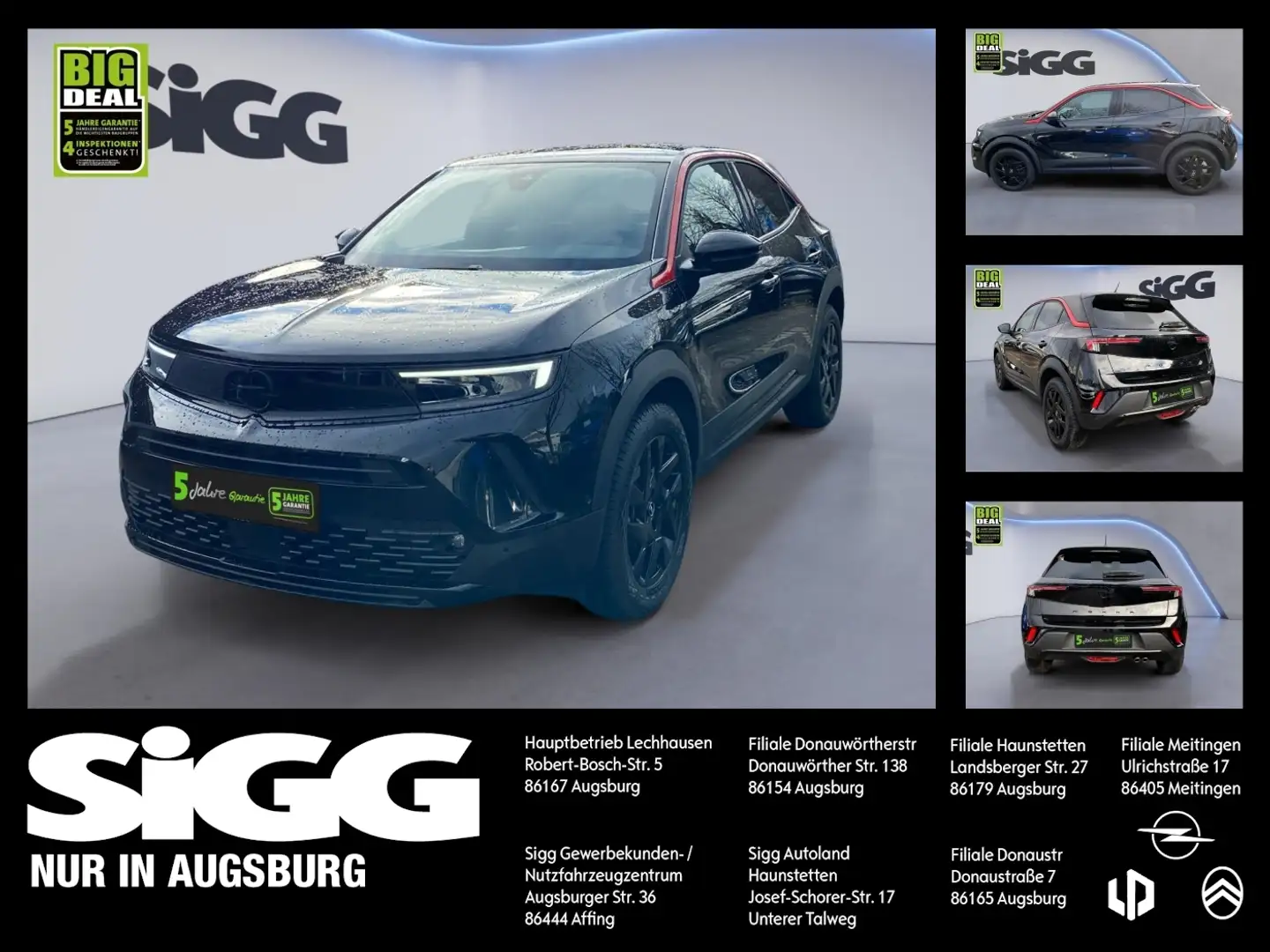 Opel Mokka 1.2 Turbo GS Line DynLicht Fernlichtass. Noir - 1