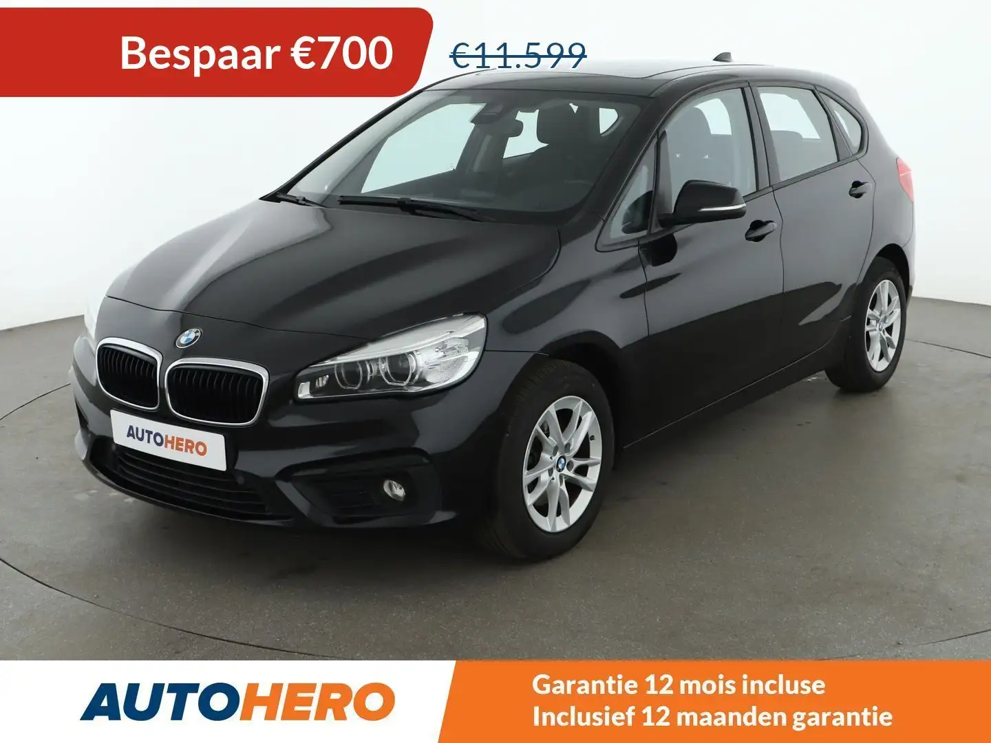 BMW 218 218i Active Tourer Advantage Noir - 1
