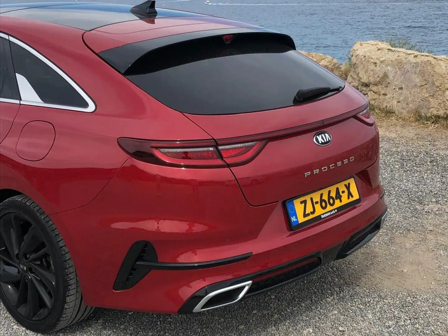 Kia ProCeed / pro_cee'd 1.0 T-GDI GT-Plus line Panoramadak Piros - 2