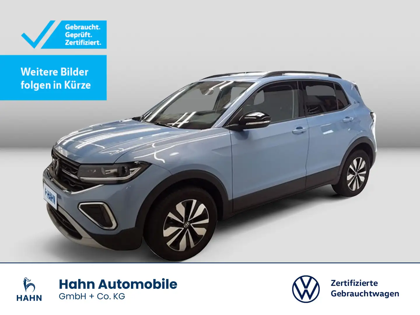 Volkswagen T-Cross 1.5TSI DSG Goal ACC Cam Matrix Sitzh Nav Blau - 1