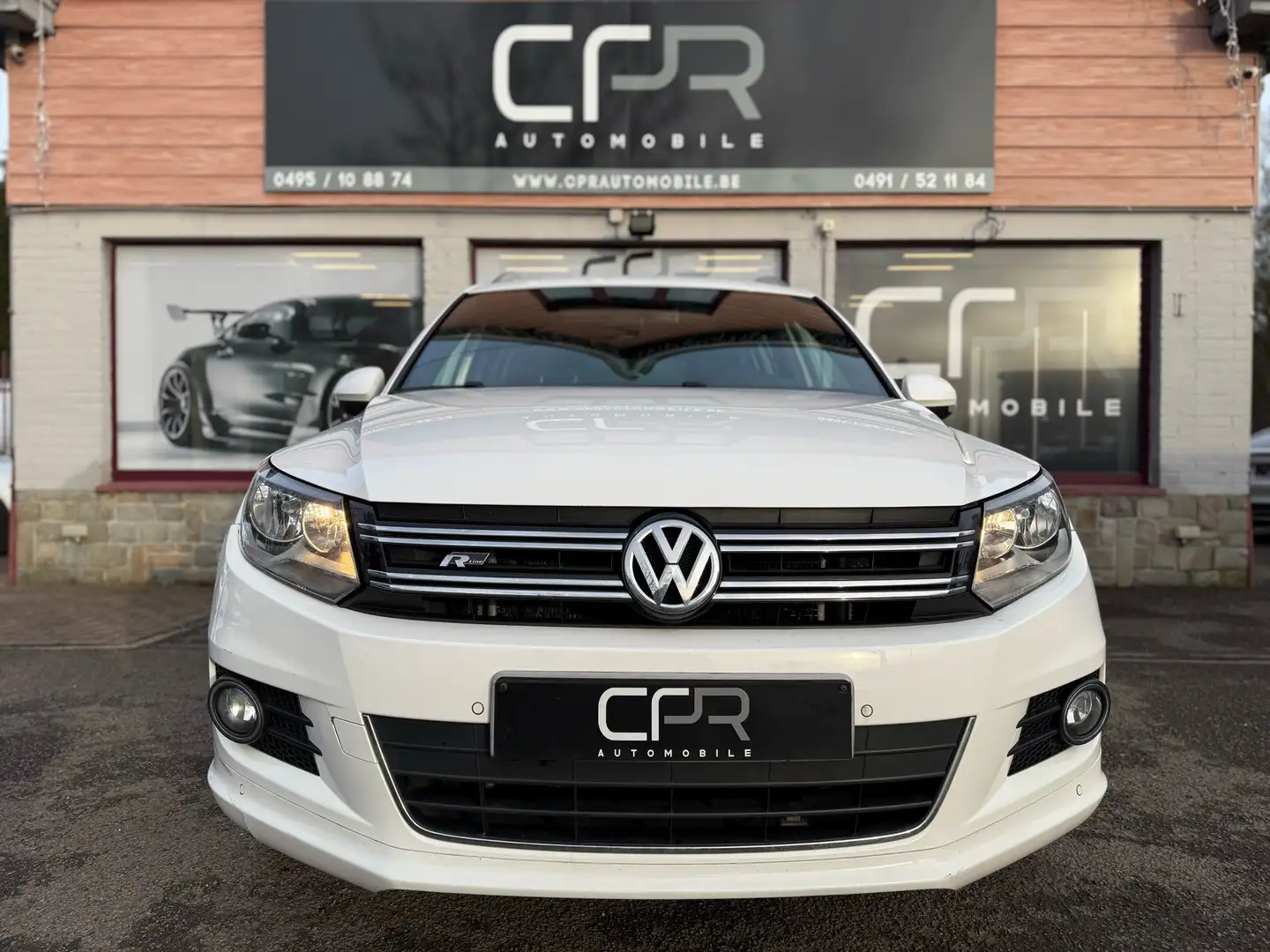 Volkswagen Tiguan 1.4 TSI * R-LINE * GPS * PANO * SIEGE CH * RADAR Blanc - 2