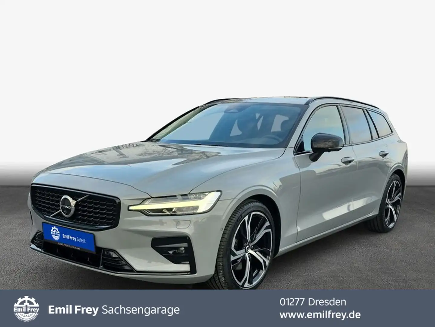 Volvo V60 B4 B DKG Plus Dark Pano*360°View Grau - 1