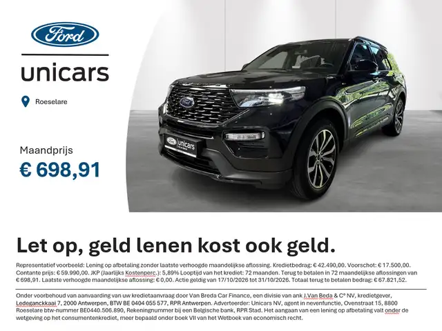 Ford Explorer 3.0i EcoBoost 457ps PHEV ST-Line