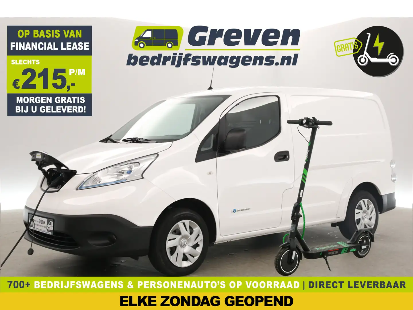 Nissan E-NV200 Visia L1H1 40 kWh | Incl. Koop-accu | GRATIS E-Ste Blanc - 1