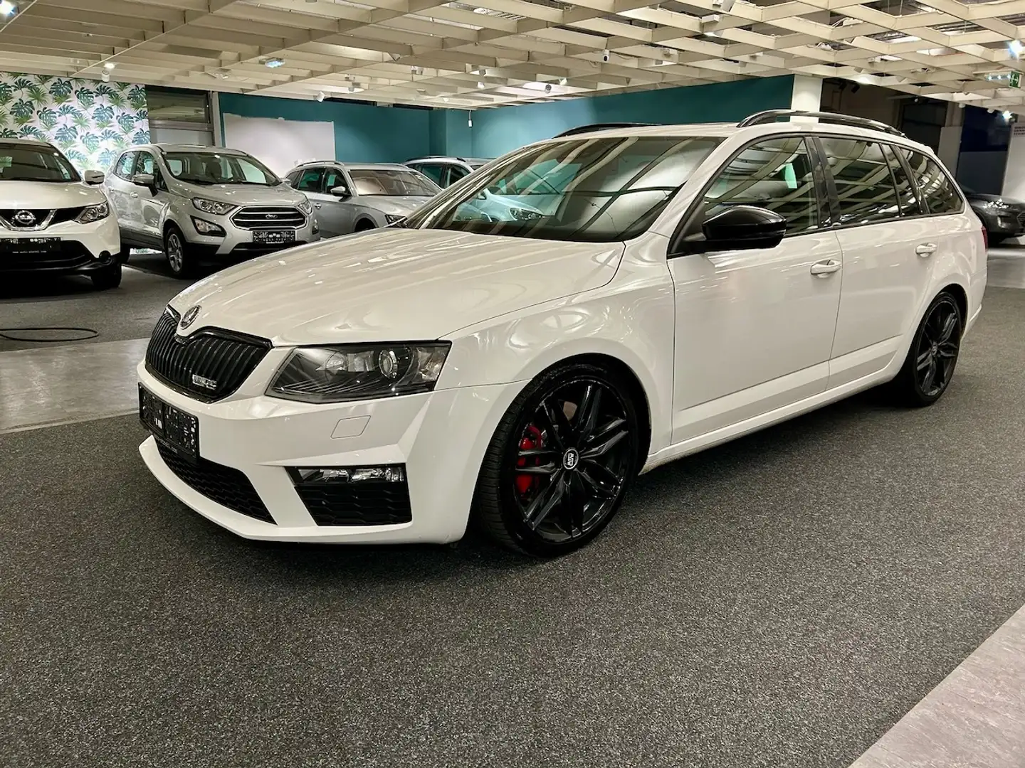 Skoda Octavia Combi RS 2,0 TDI Green tec DSG Weiß - 1