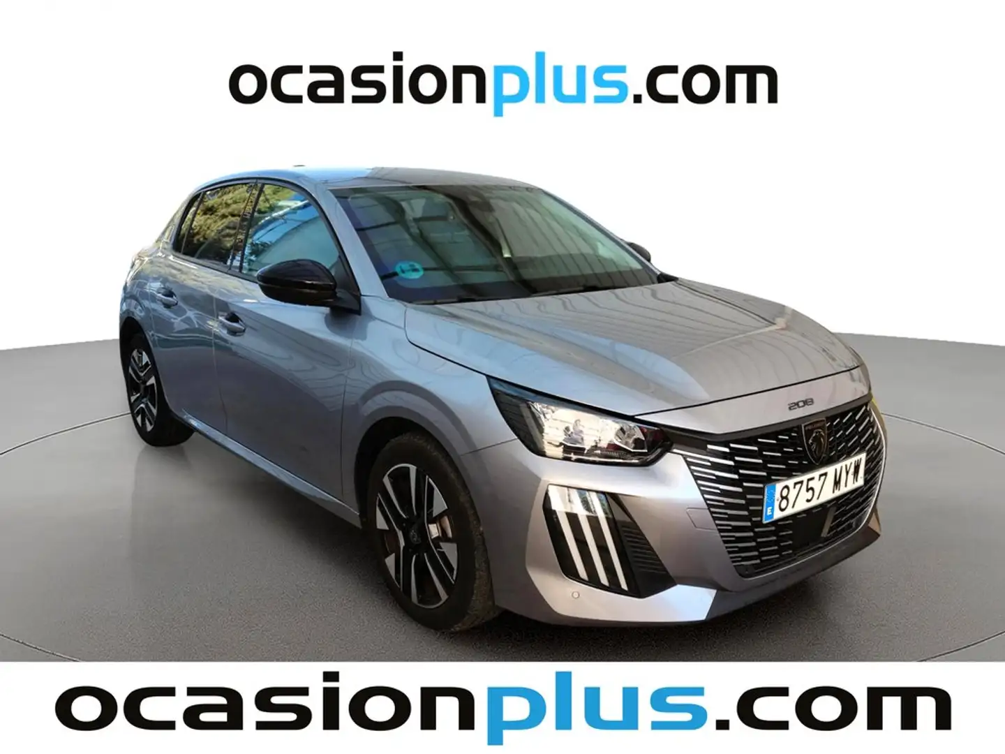 Peugeot 208 1.2 Puretech S&S Allure 100 Gris - 2