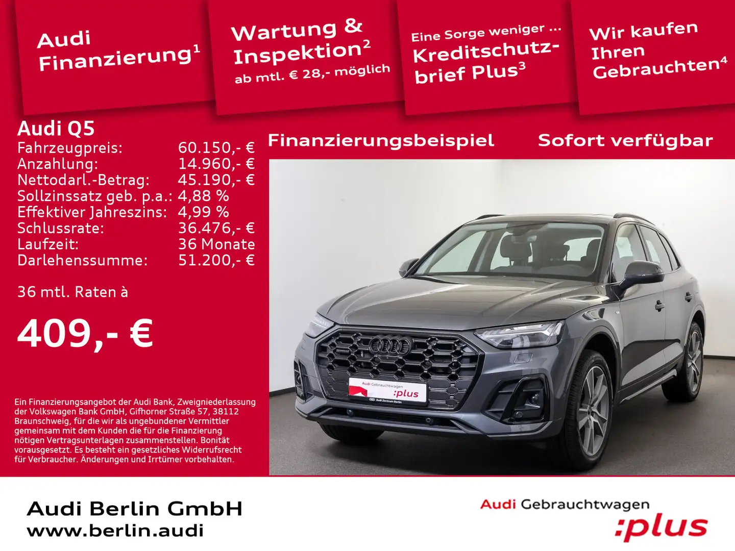 Audi Q5 S line 55 TFSI e qu. S tr. 360°K MATRIX  PANO Šedá - 1