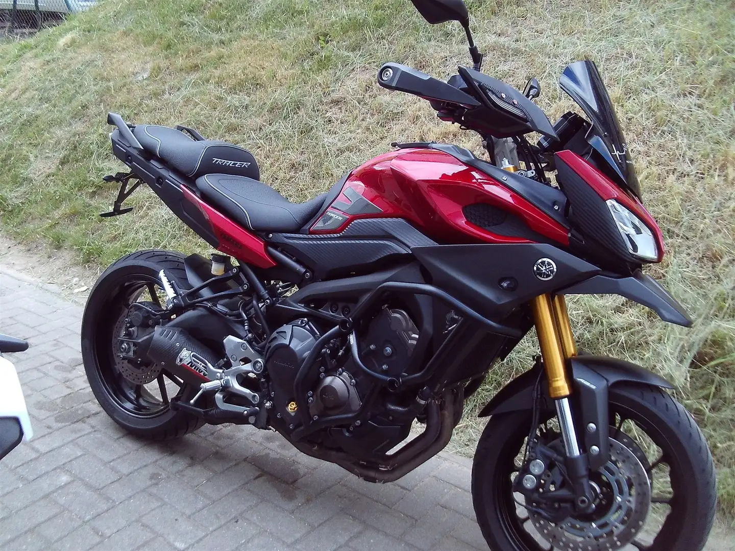 Yamaha Tracer 900 RN29, Akra,Softgepäck, tiefer Rojo - 1