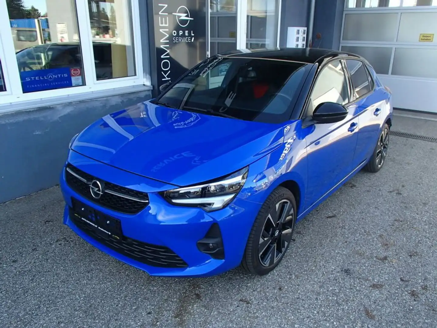 Opel Corsa e GS-Line, 3 Phasig, Glasdach Bleu - 2