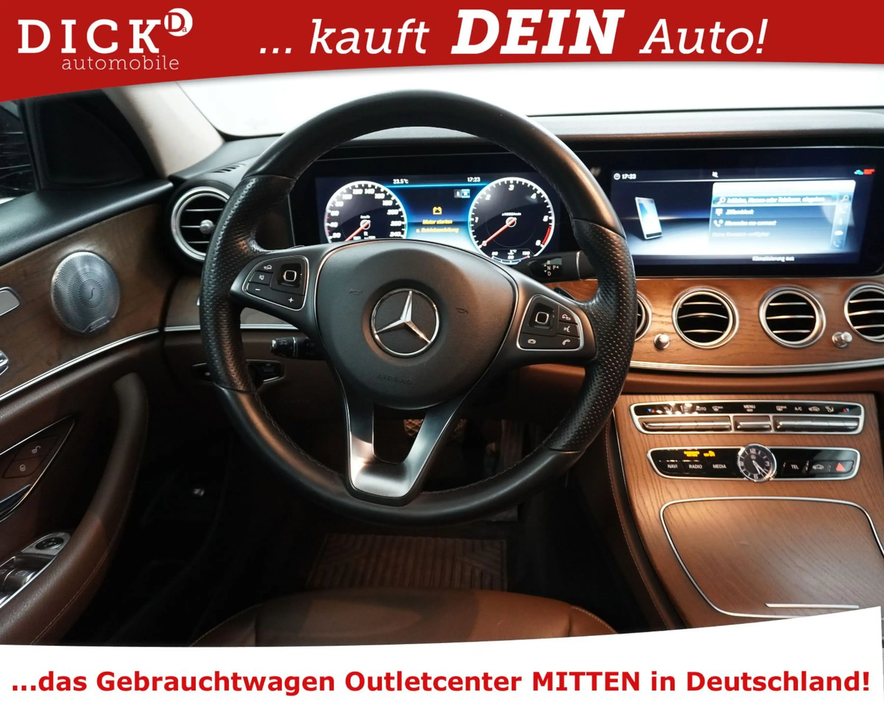 Mercedes-Benz E 350 E350d AMG Line PANO+WIDES+BURMES+MEMO+360+MULTIB — photo 15