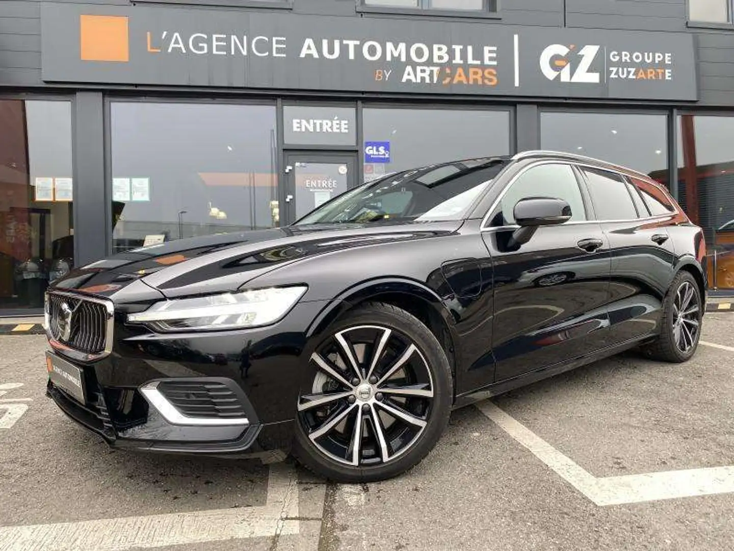 Volvo V60 T6 AWD RECHARGE Noir - 2