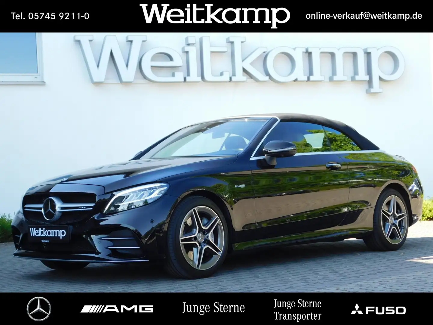 Mercedes-Benz C 43 AMG AMG C 43 4M Cabriolet Perf.Abgas+360°+Distronik Schwarz - 1