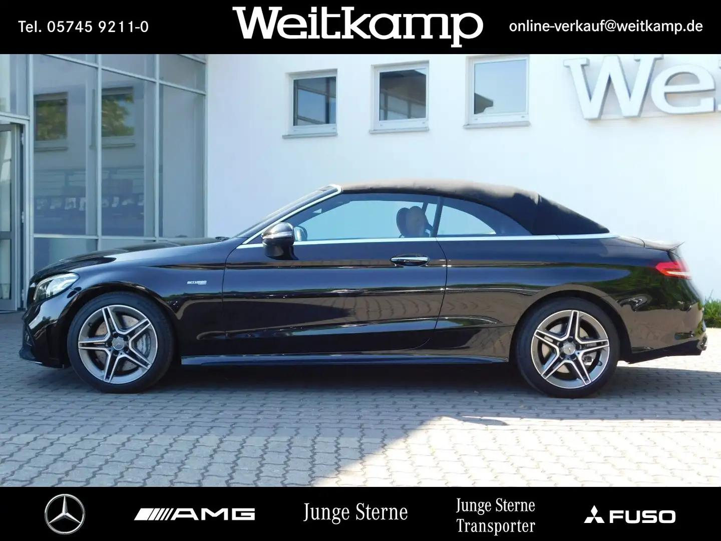 Mercedes-Benz C 43 AMG AMG C 43 4M Cabriolet Perf.Abgas+360°+Distronik Schwarz - 2